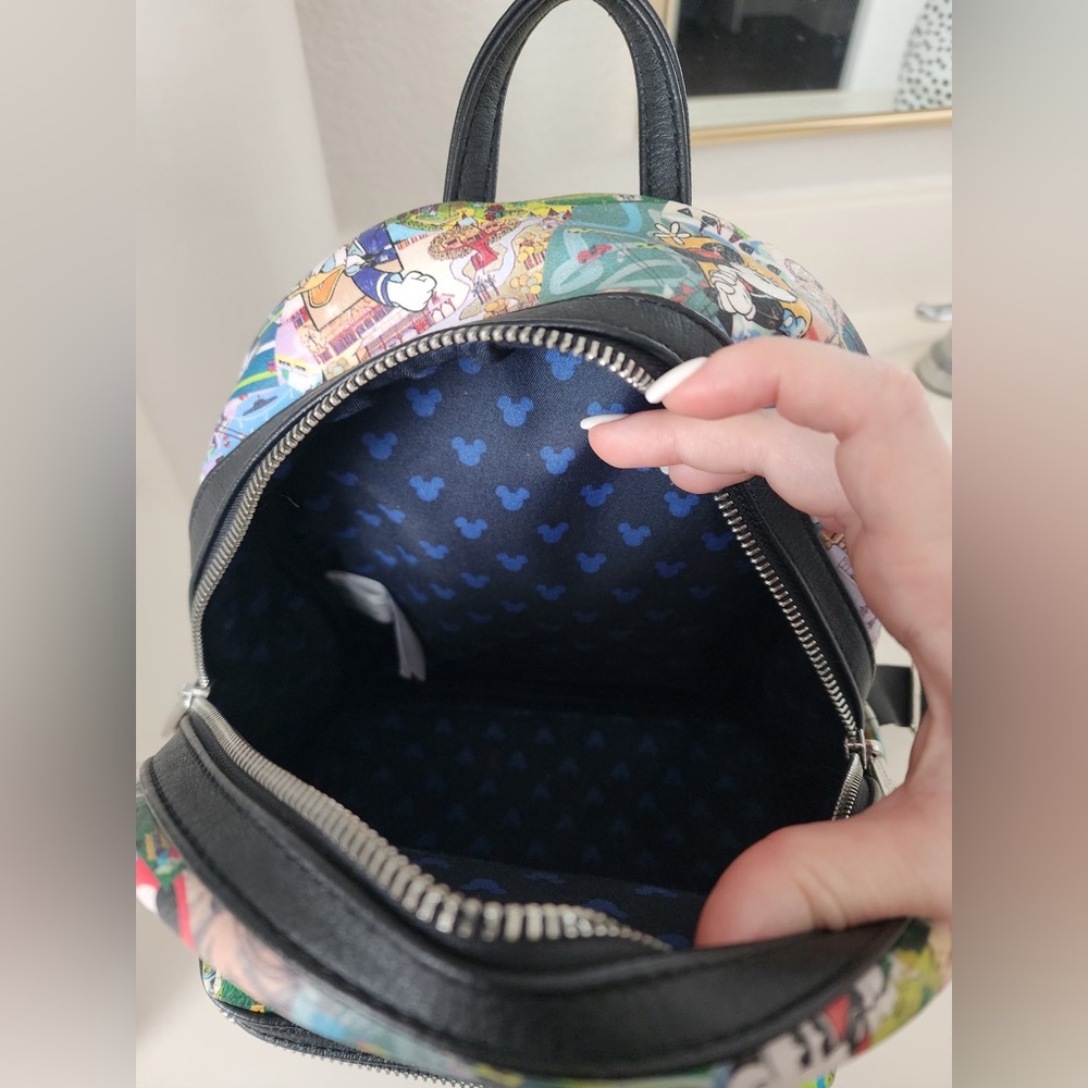 Disney Parks RARE Retro Loungefly Backpack - Picture 4 of 5